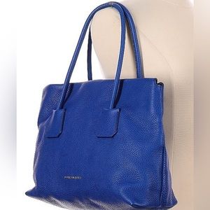 Authentic Burberry Blue Leather Tote - image 1